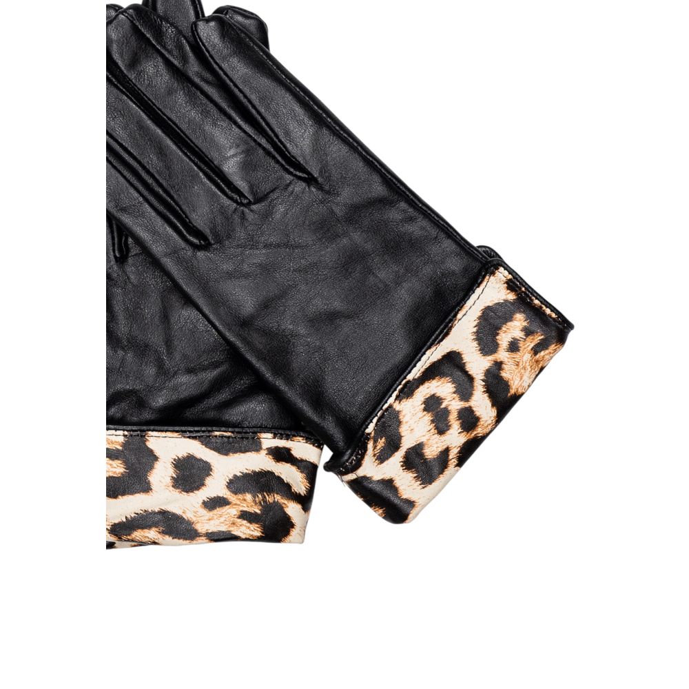 Pieces Black Leather Gloves
