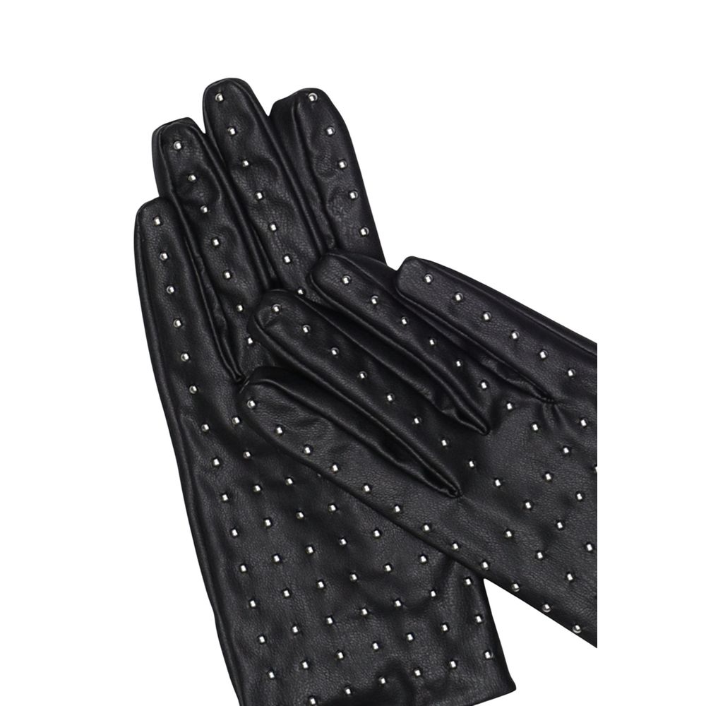 Pieces Black Polyethylene Gloves