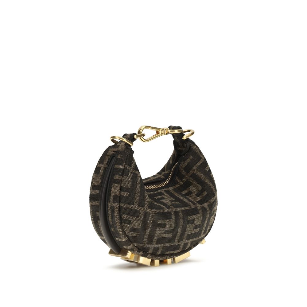 Fendi Brown Polyamide Shoulder Bag
