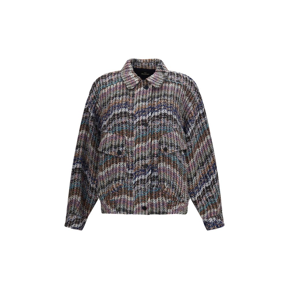 Missoni Multicolor Fabric Full-Length Jacket