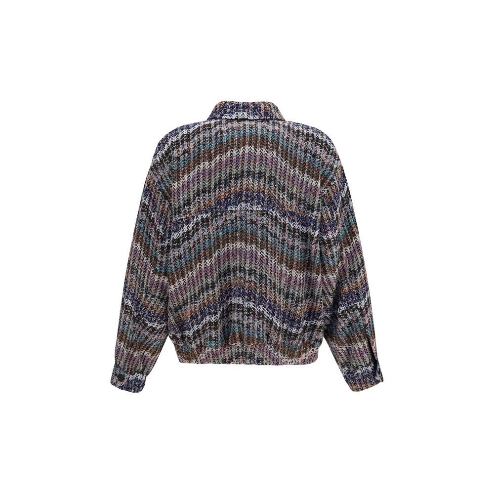 Missoni Multicolor Fabric Full-Length Jacket