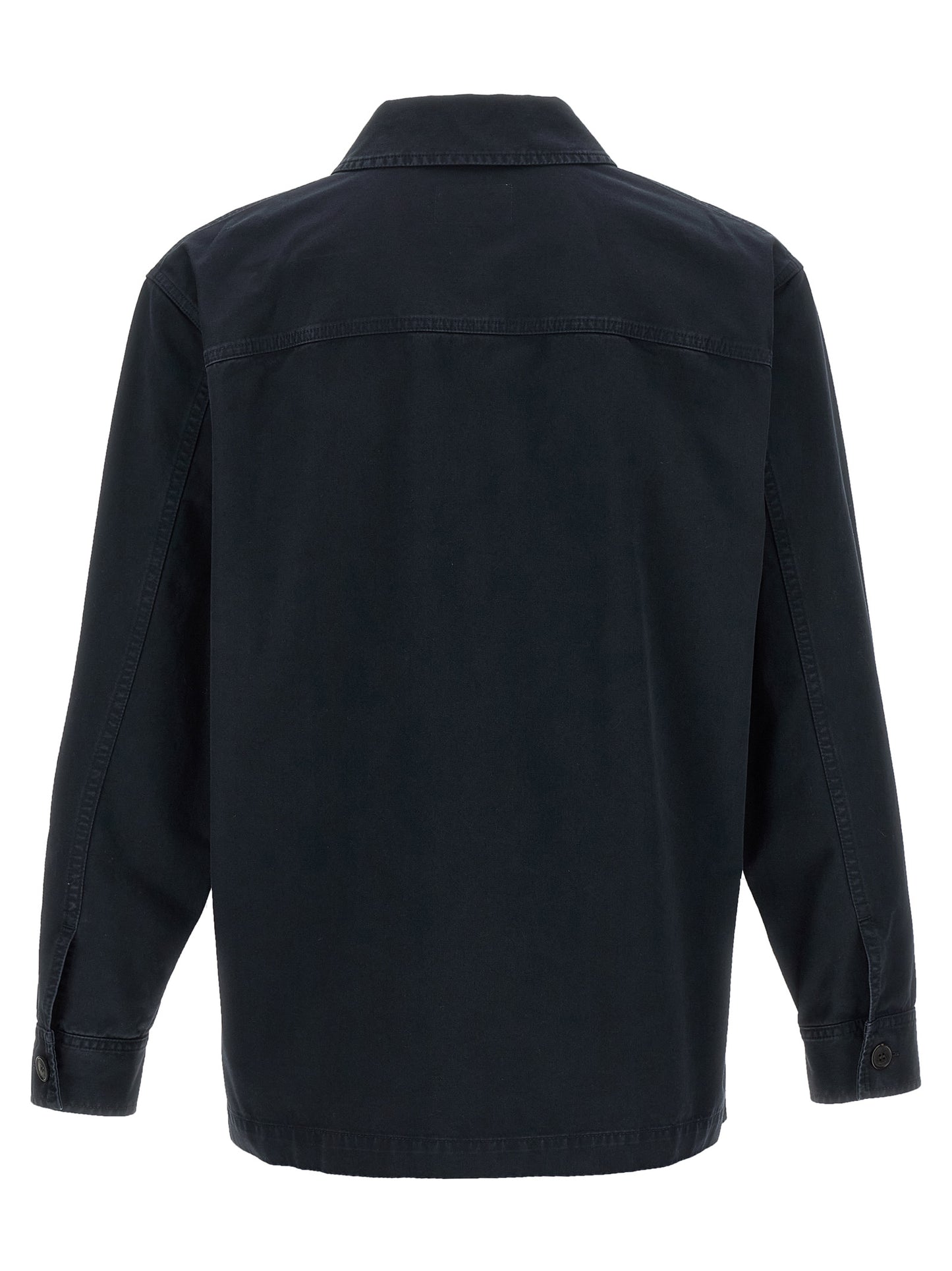Saint Laurent Blue Cotton Blouse