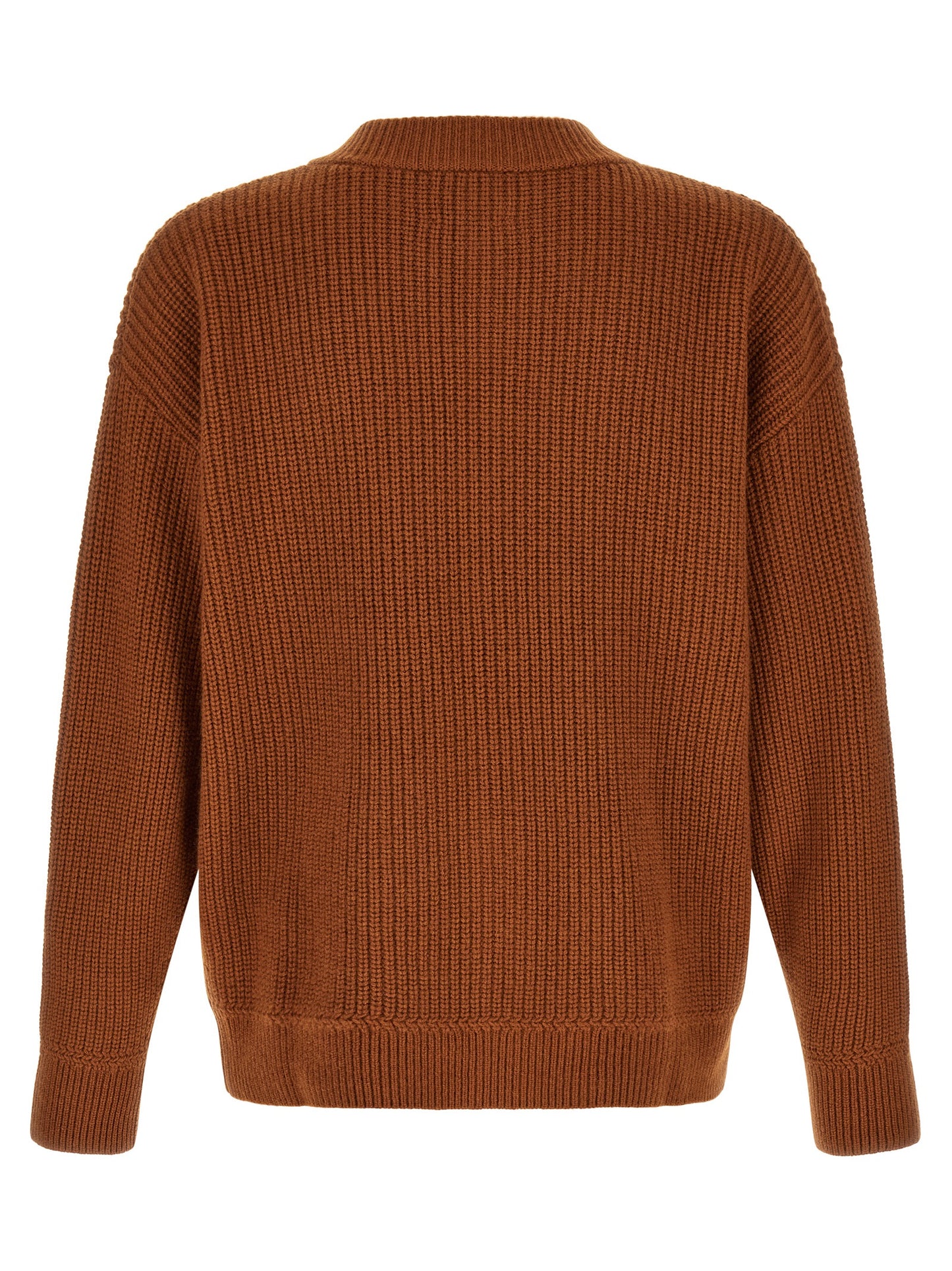 Isabel Marant Brown Merino Wool Cardigan