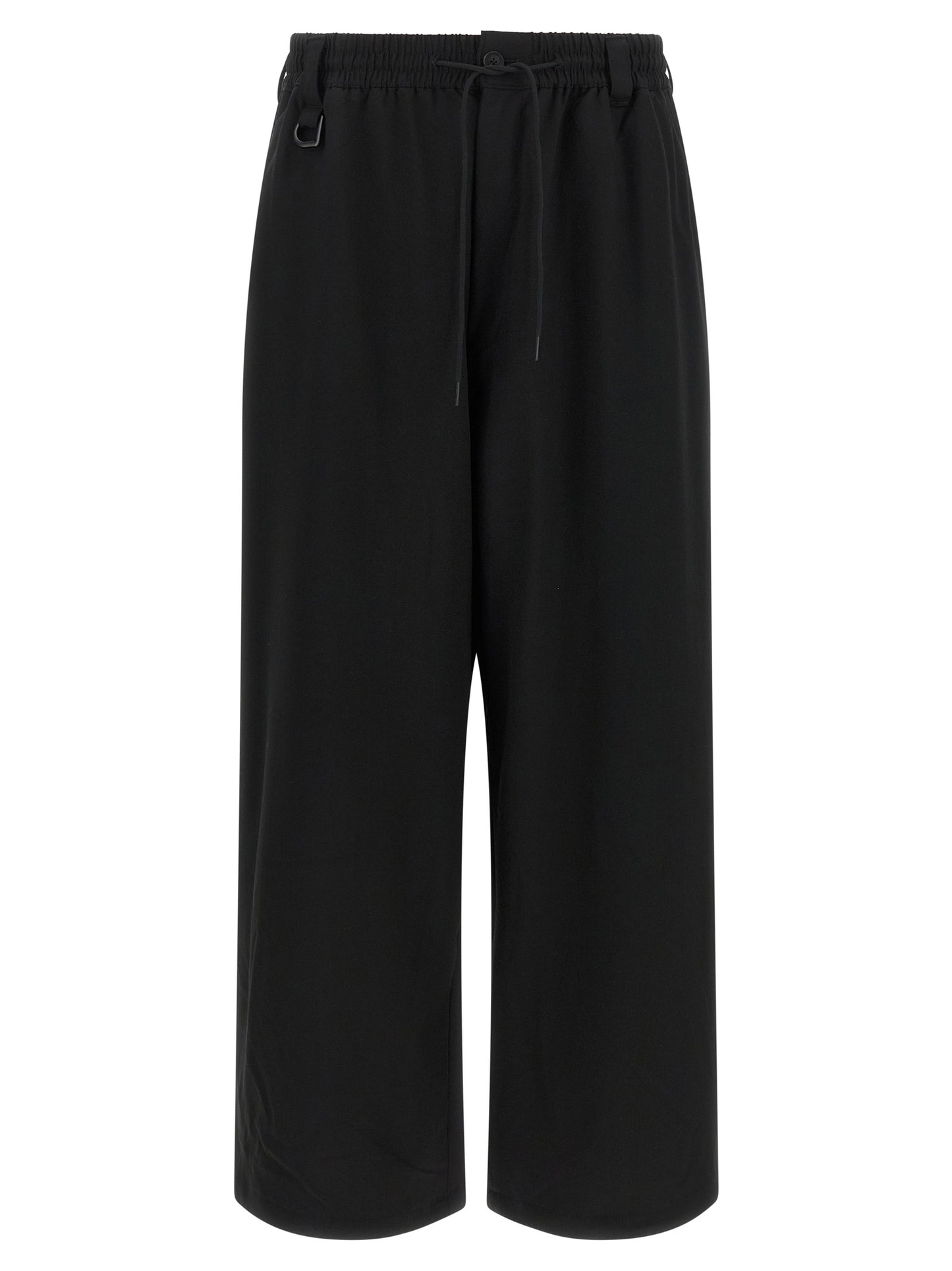 Y-3 Black Wool Casual Pants
