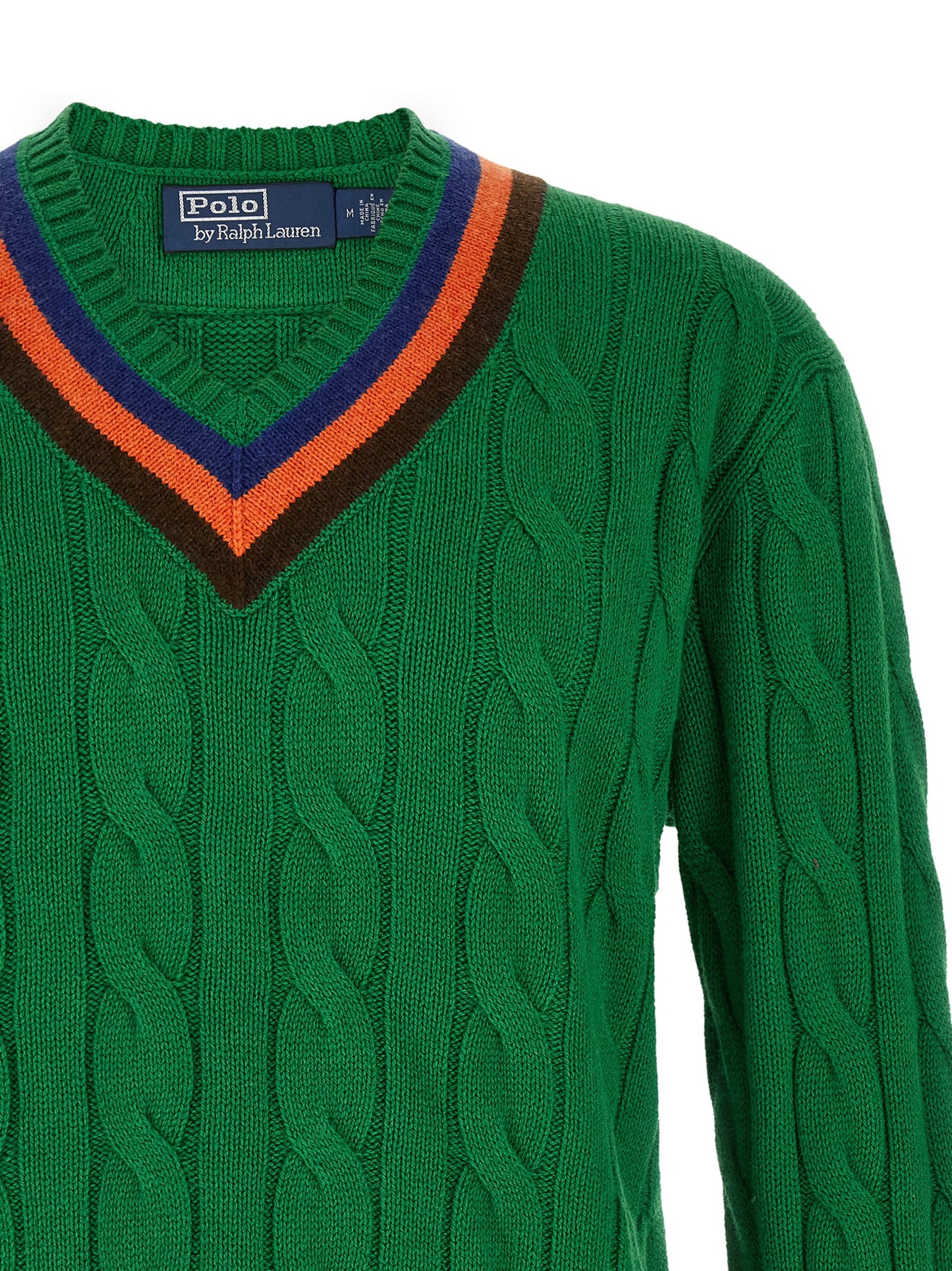 Polo Ralph Lauren Bicolor Wool Cardigan