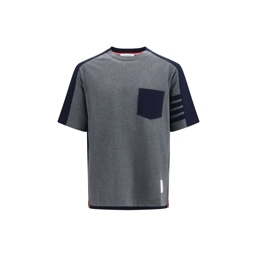Thom Browne Gray Cotton T-Shirt