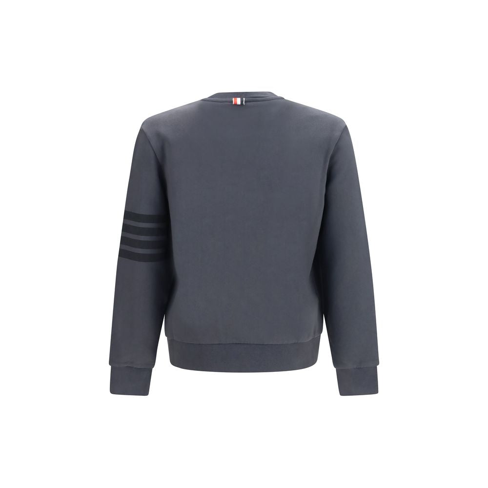Thom Browne Gray Cotton Sweatshirt
