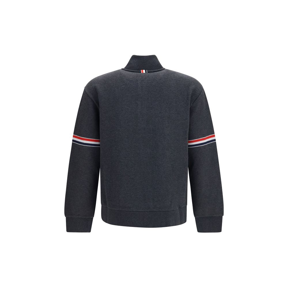 Thom Browne Gray Cotton Sweatshirt