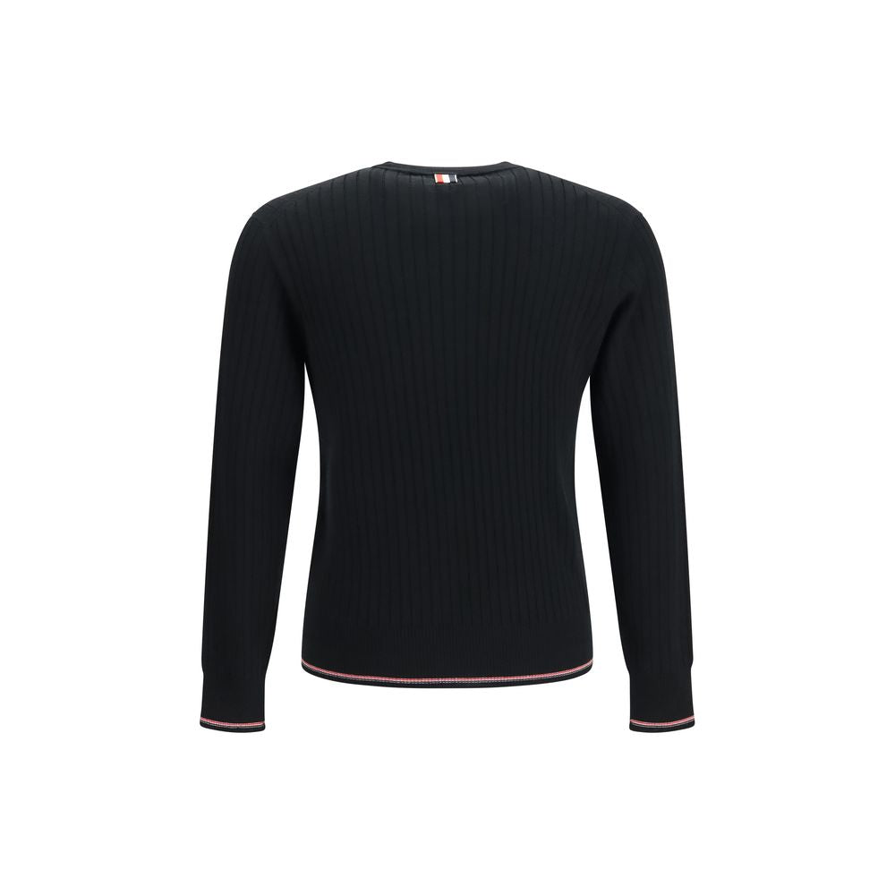 Thom Browne Black Wool Oves Aries Sweatshirt