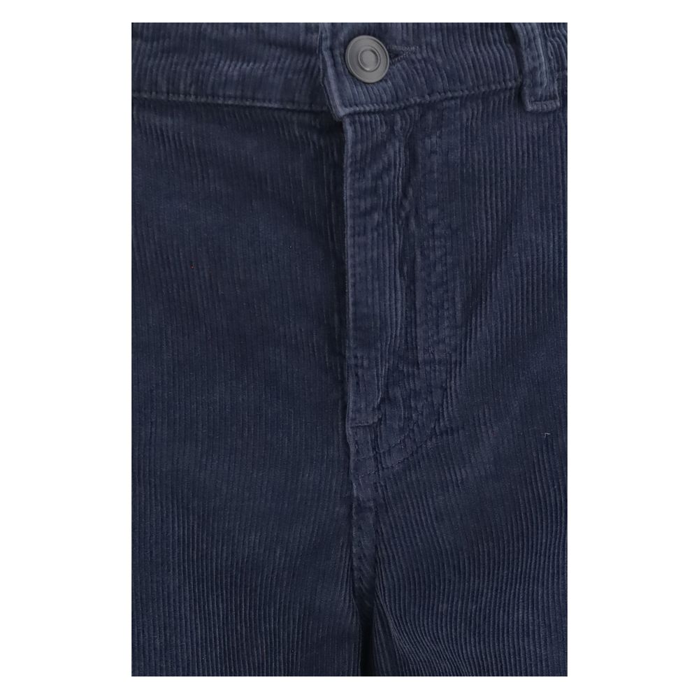 The Row Blue Cotton Casual Pants