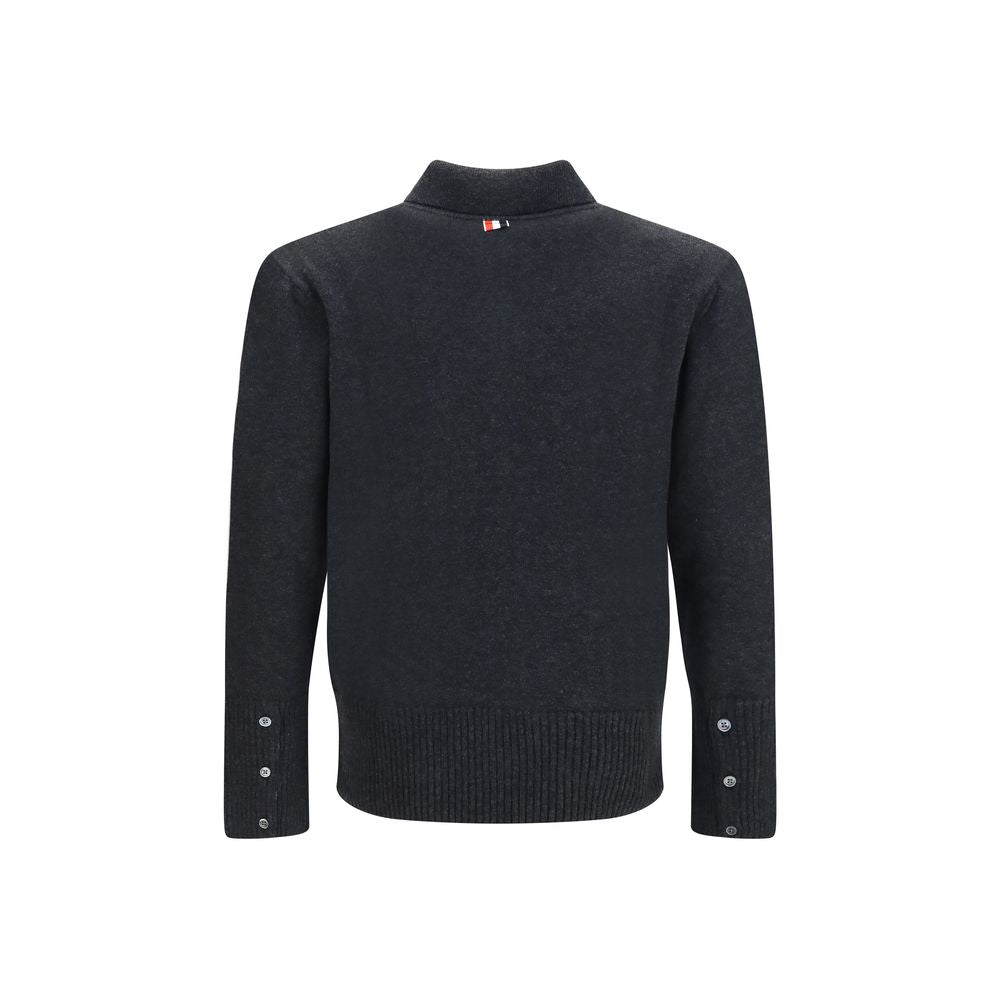 Thom Browne Gray Wool Oves Aries Sweatshirt