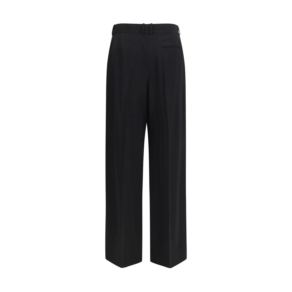 The Row Black Wool Oves Aries Dress Pants
