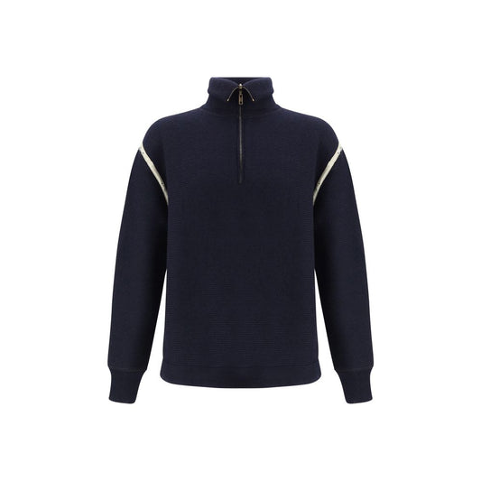 Maison Margiela Blue Wool Oves Aries Sweatshirt