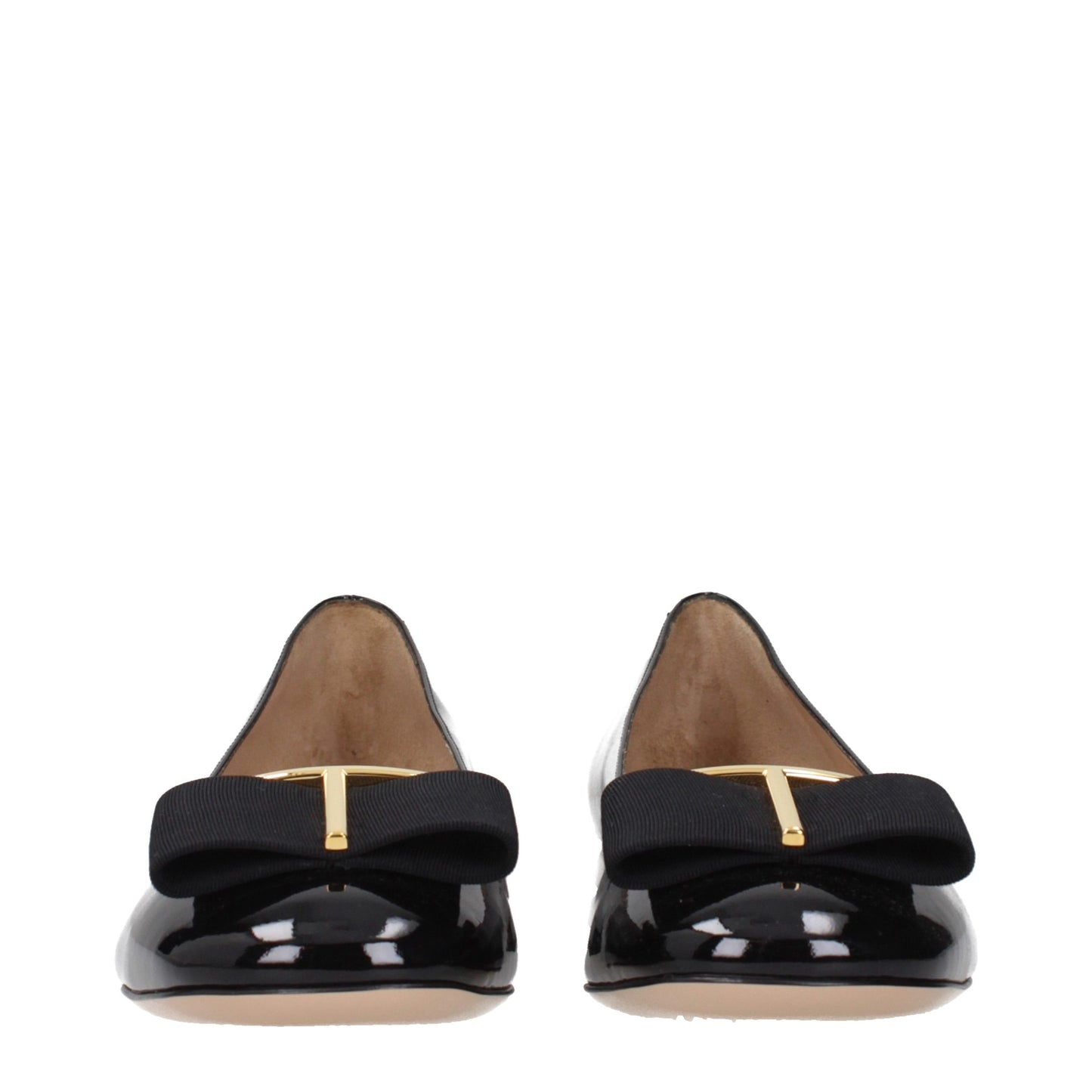 Tom Ford Black Leather Ballet Flats
