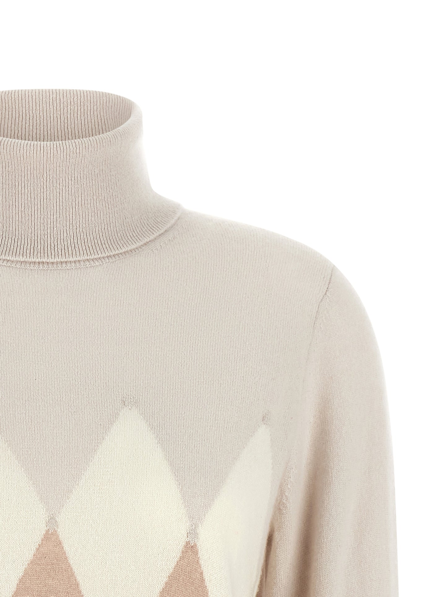 Ballantyne Beige Cashmere Cardigan