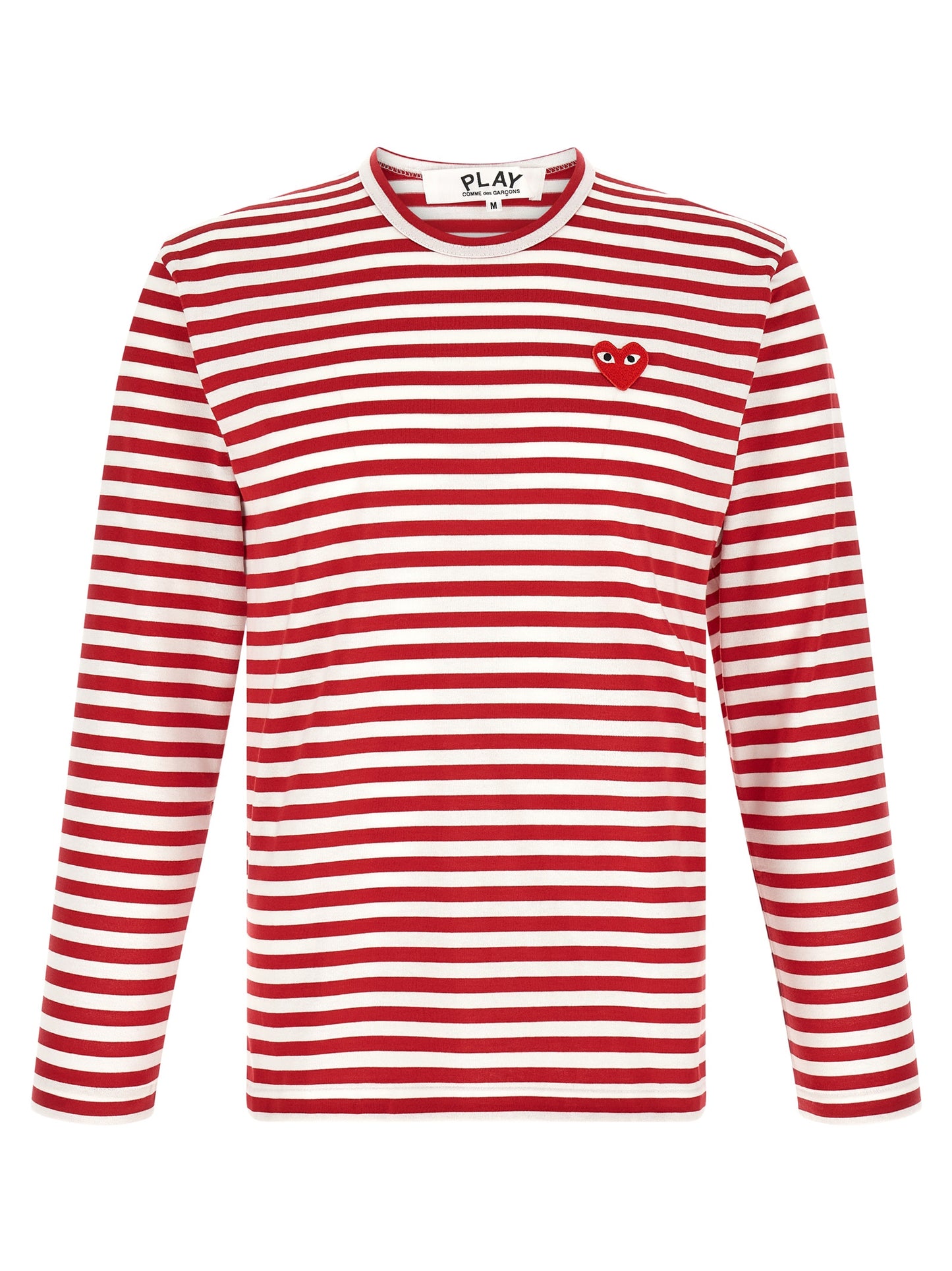 Comme Des Garçons Play White Cotton T-Shirt
