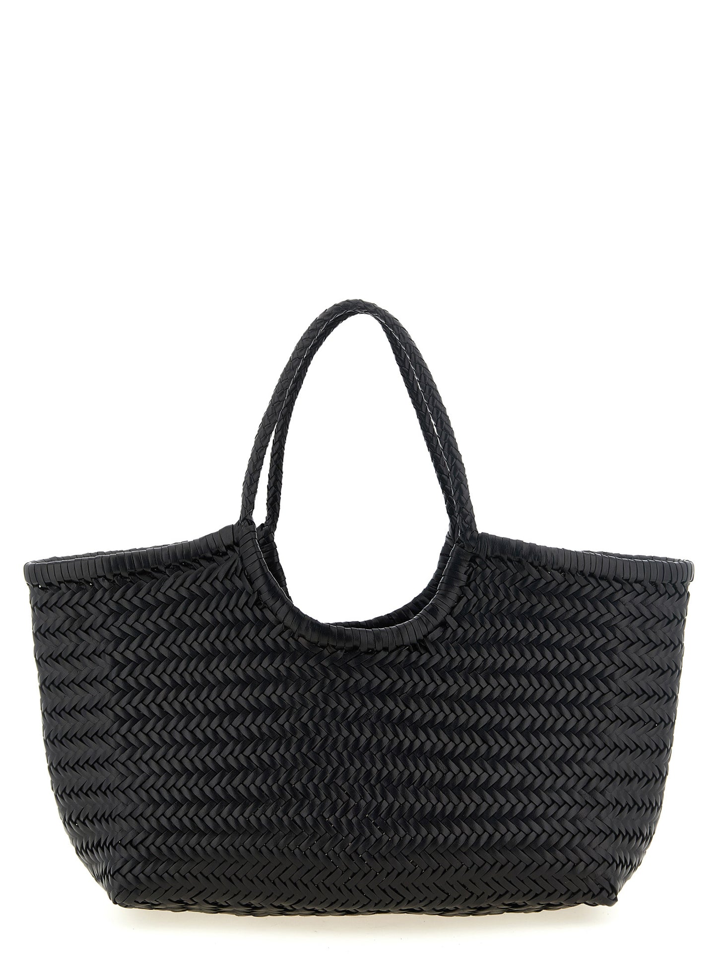 Dragon Diffusion Black Cowhide Shoulder Bag