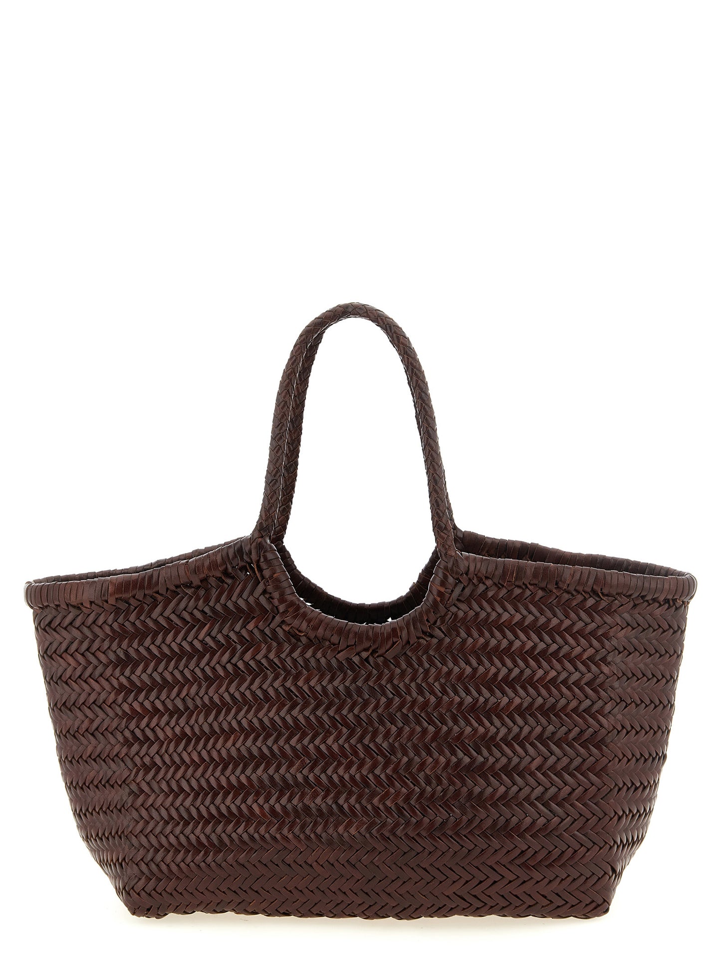 Dragon Diffusion Brown Cowhide Shoulder Bag