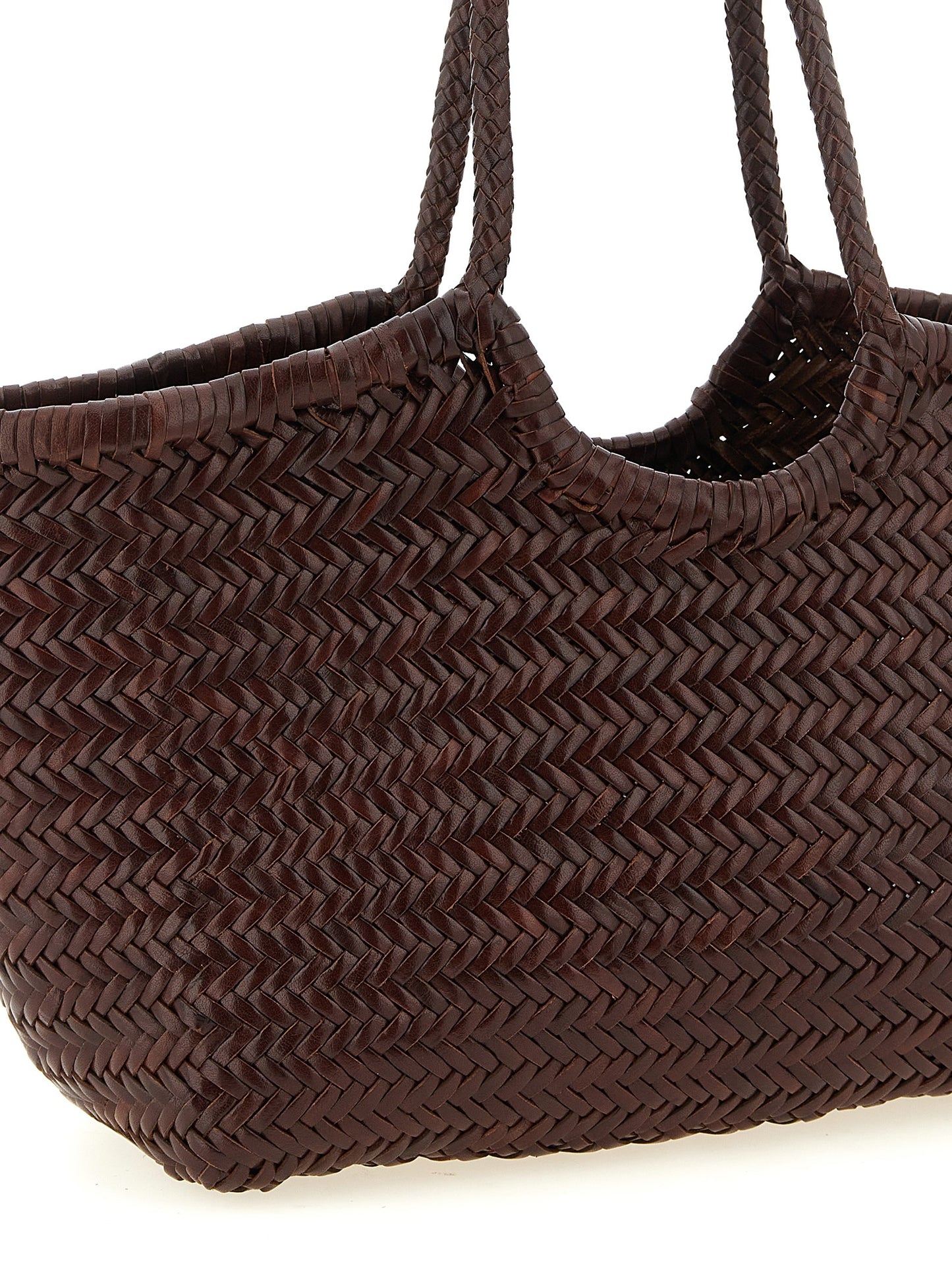 Dragon Diffusion Brown Cowhide Shoulder Bag