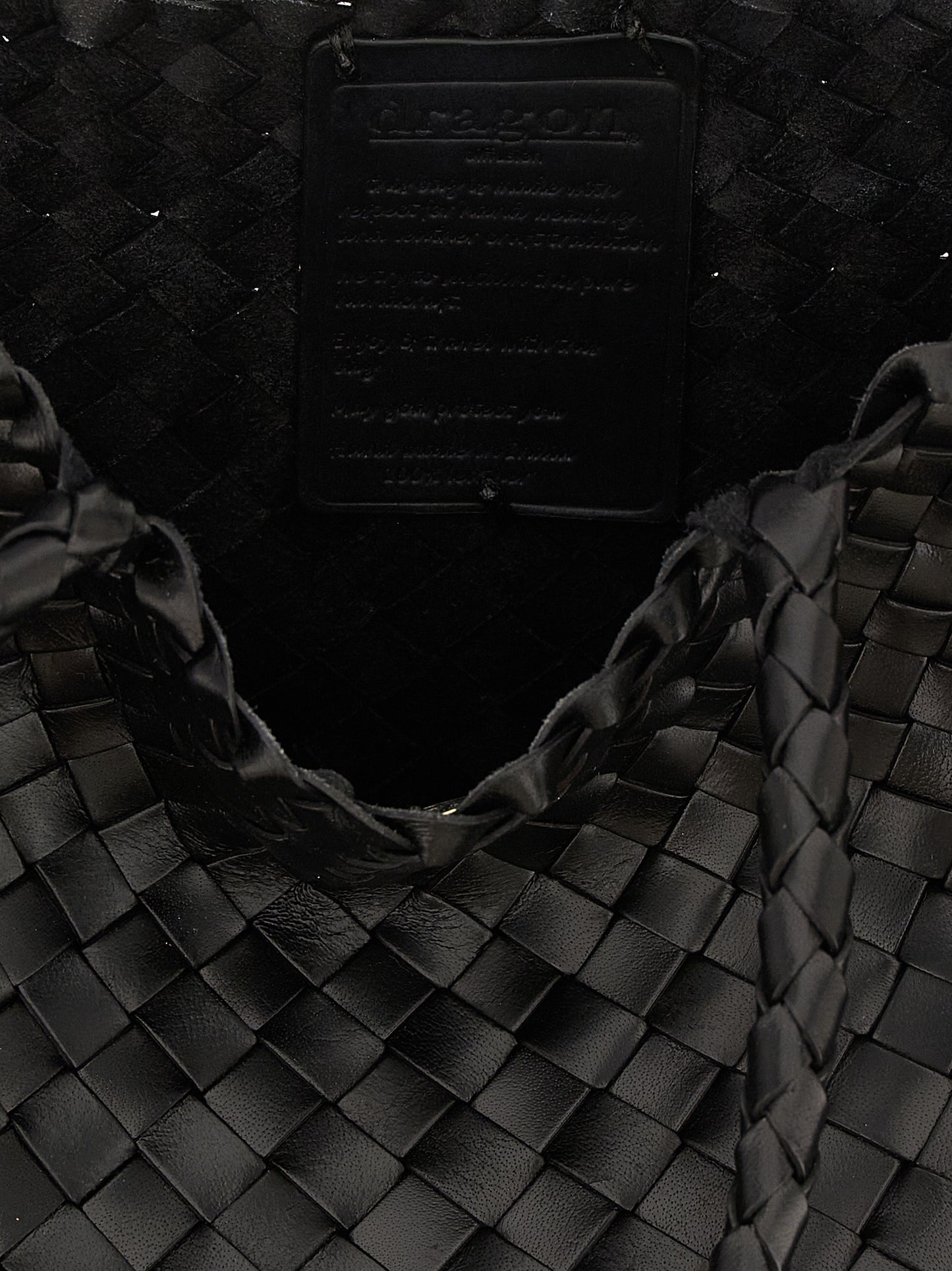 Dragon Diffusion Black Calfskin Shoulder Bag