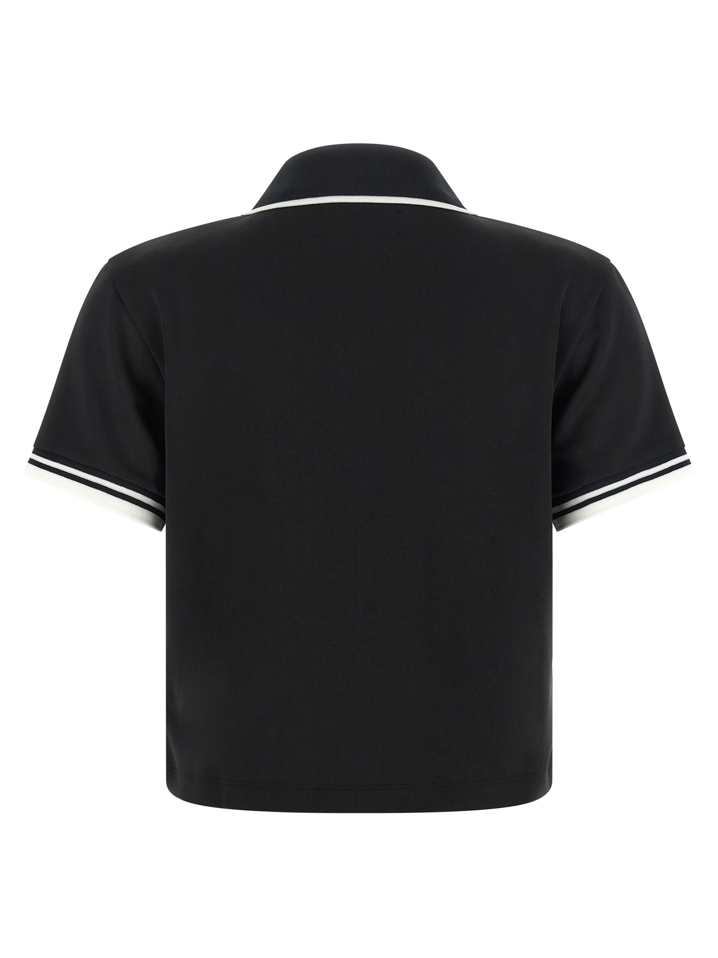 Amiri Black Polyester Polo Shirt