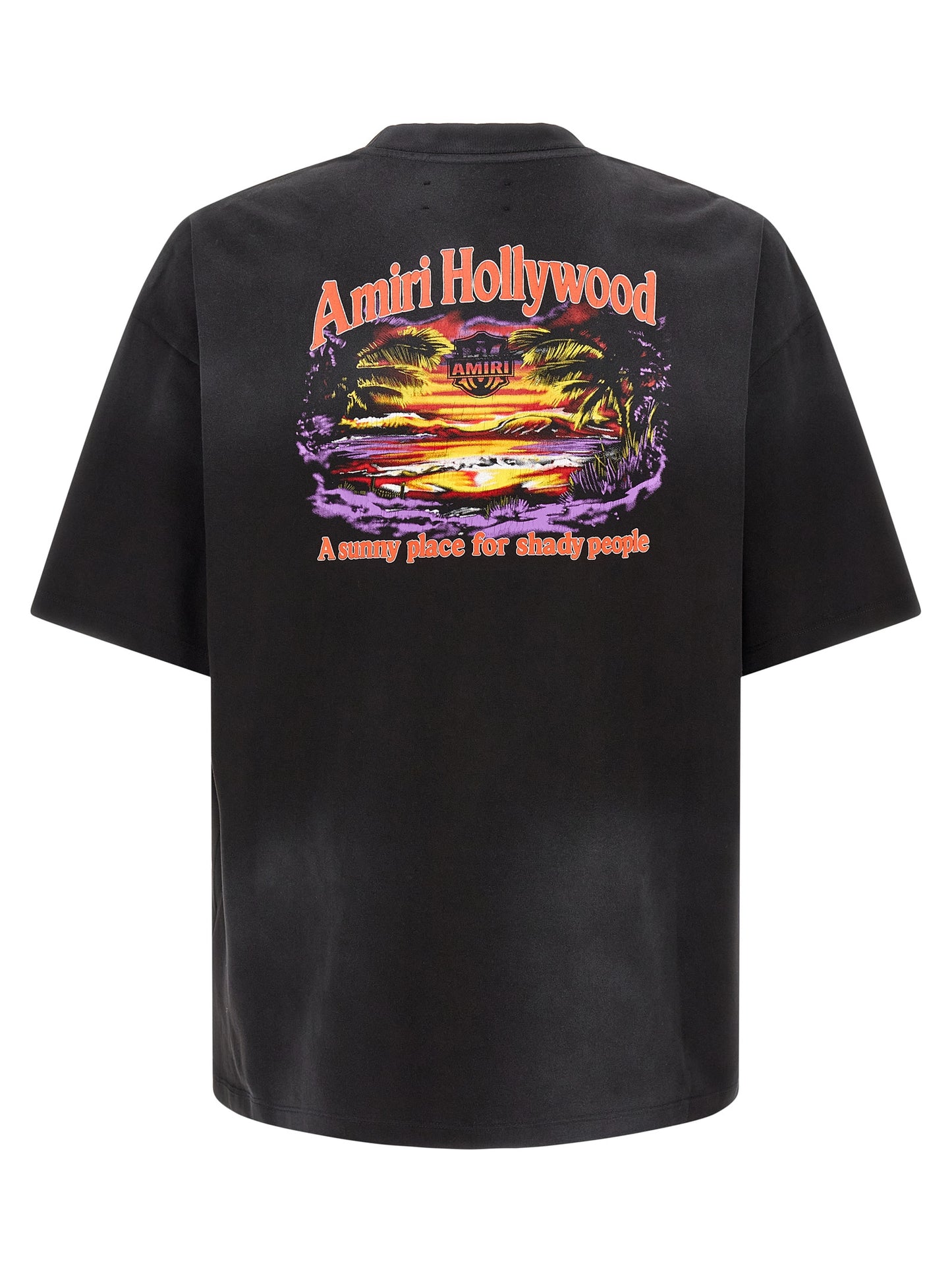 Amiri Black Cotton T-Shirt