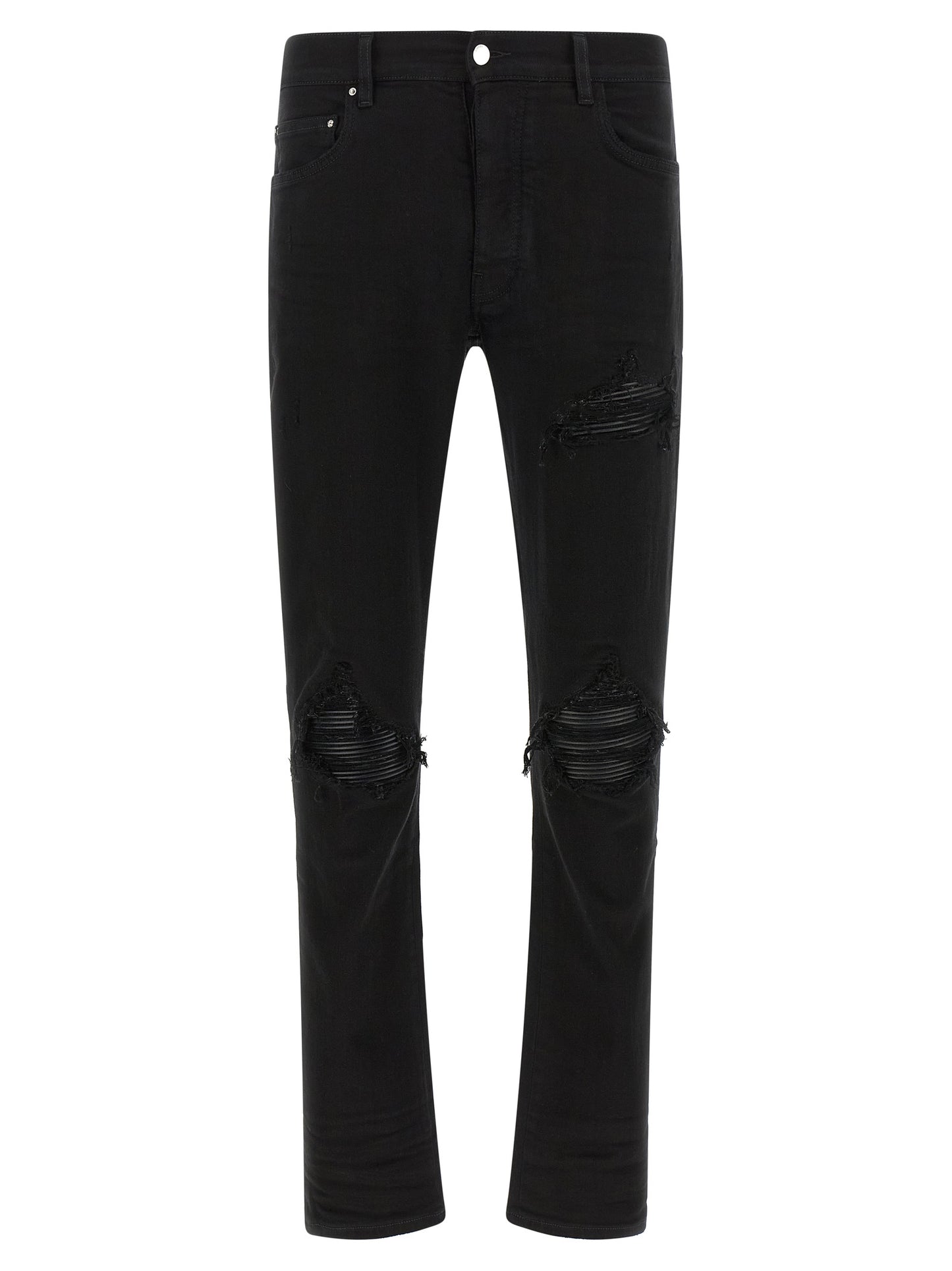 Amiri Black Cotton Slim Fit Jeans
