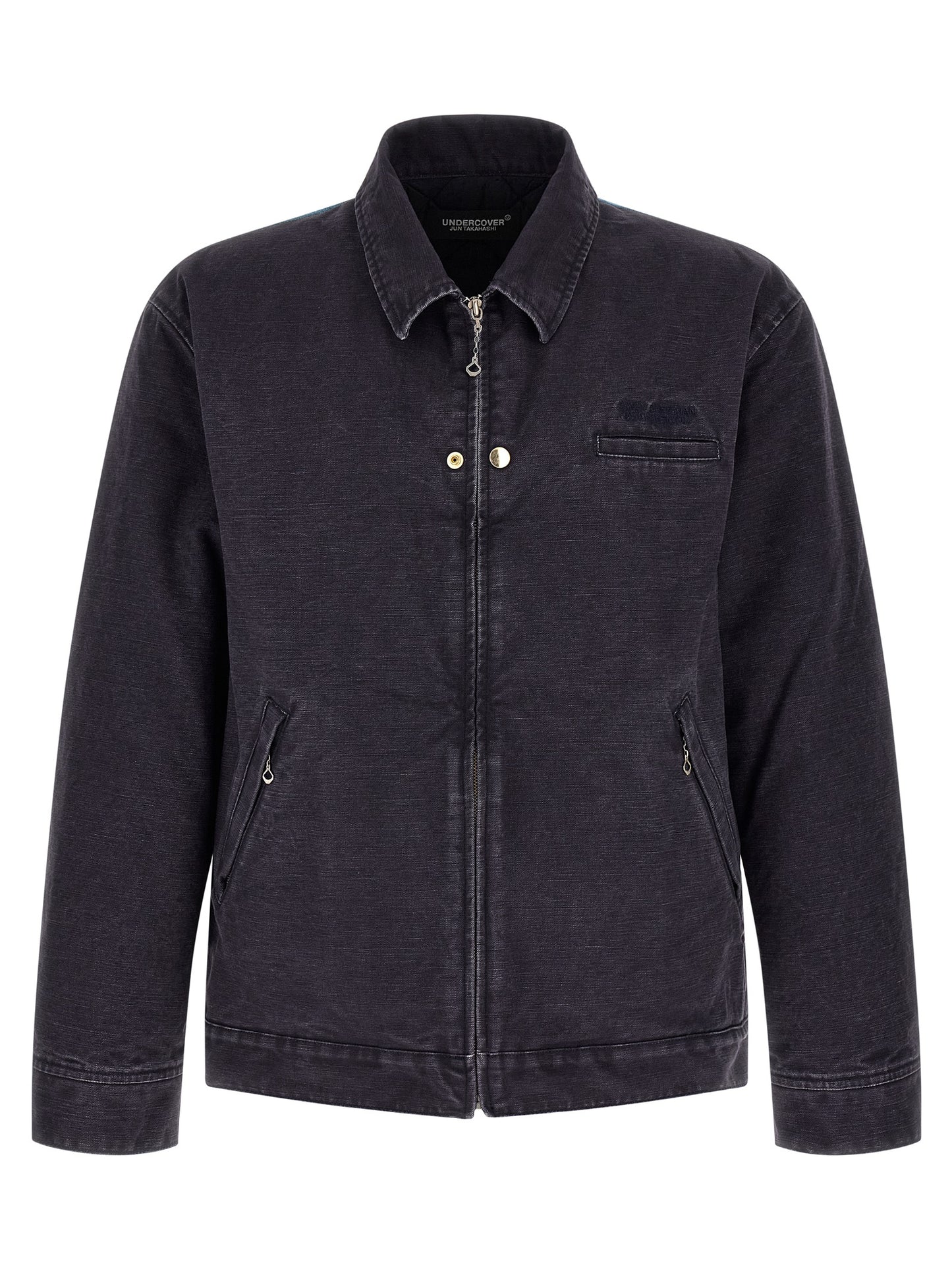 Undercover Blue Cotton Full-Length Jacket