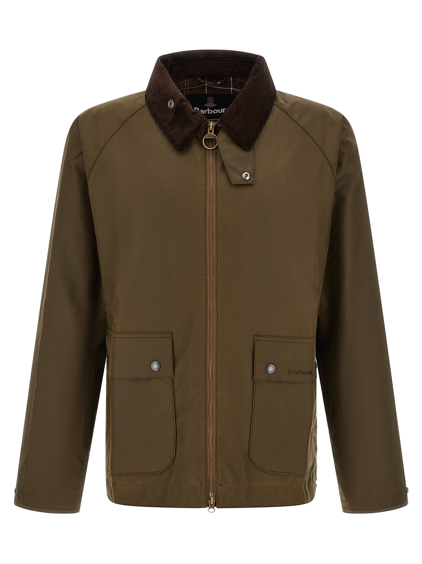Barbour Brown Cotton Full-Length Jacket