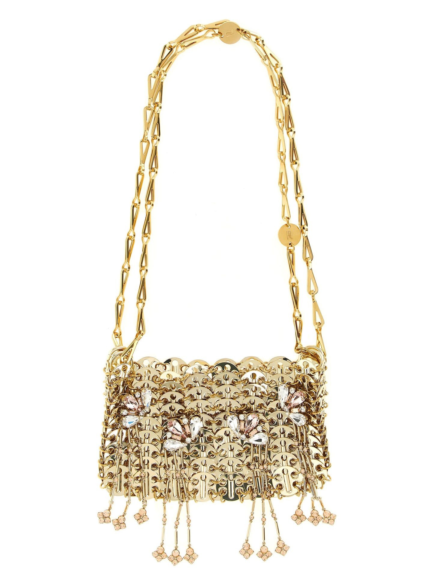 Paco Rabanne Gold Stainless Steel Shoulder Bag