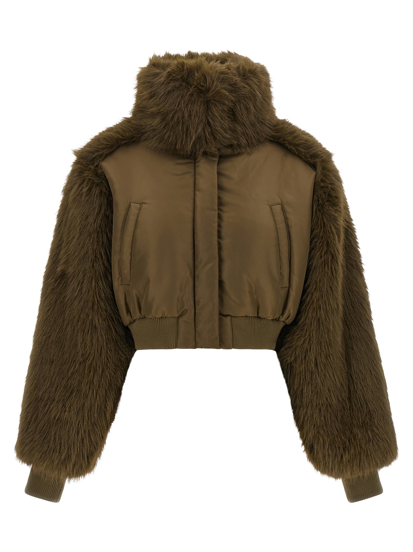 PINKO Bicolor Polyester Bomber