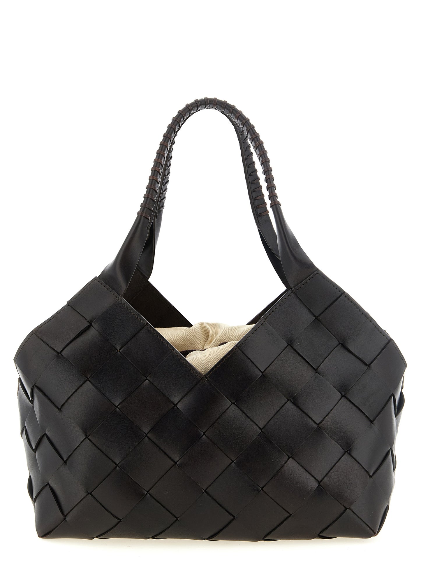 Dragon Diffusion Brown Calfskin Shoulder Bag
