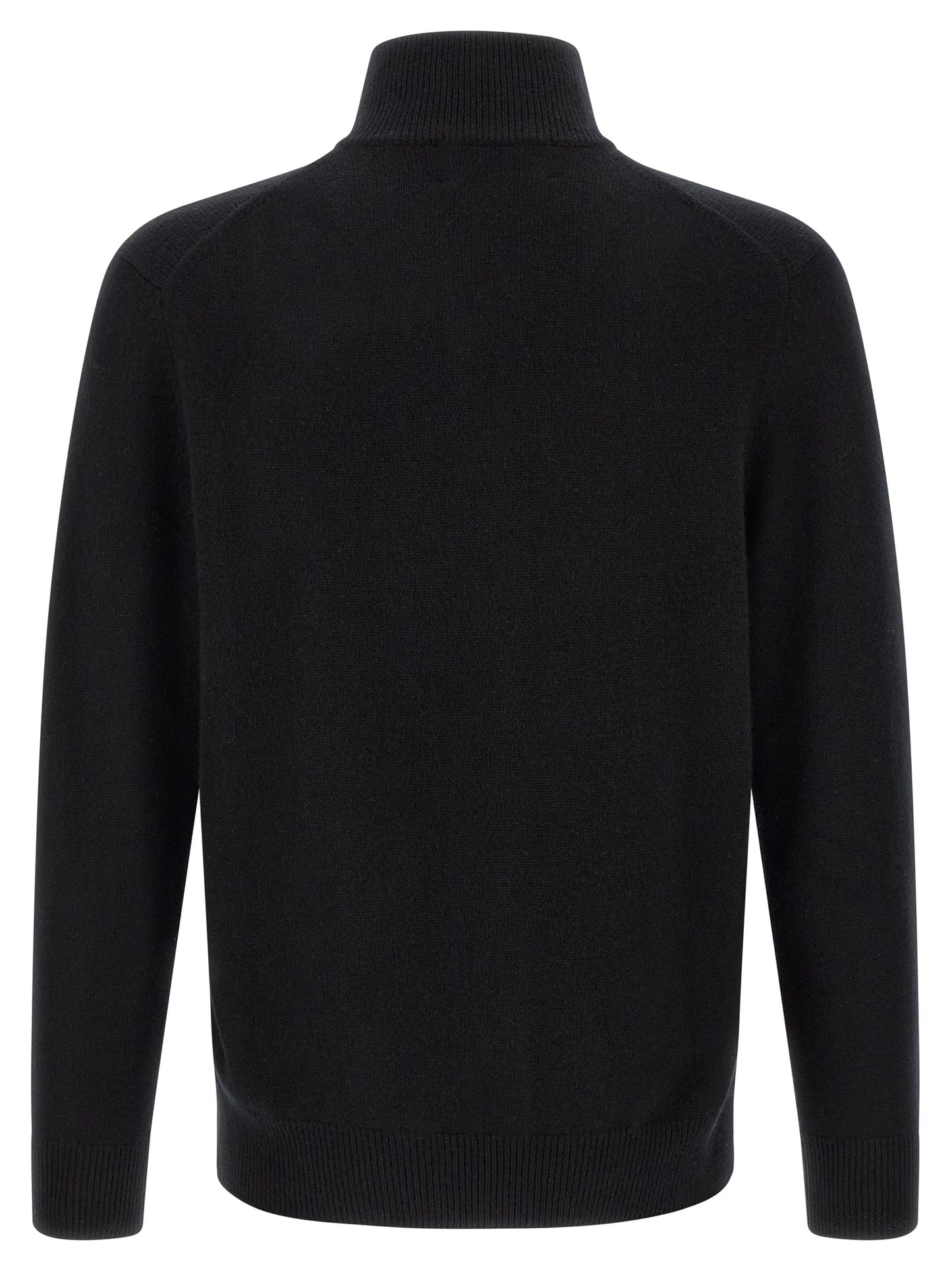 Ballantyne Black Cashmere Cardigan