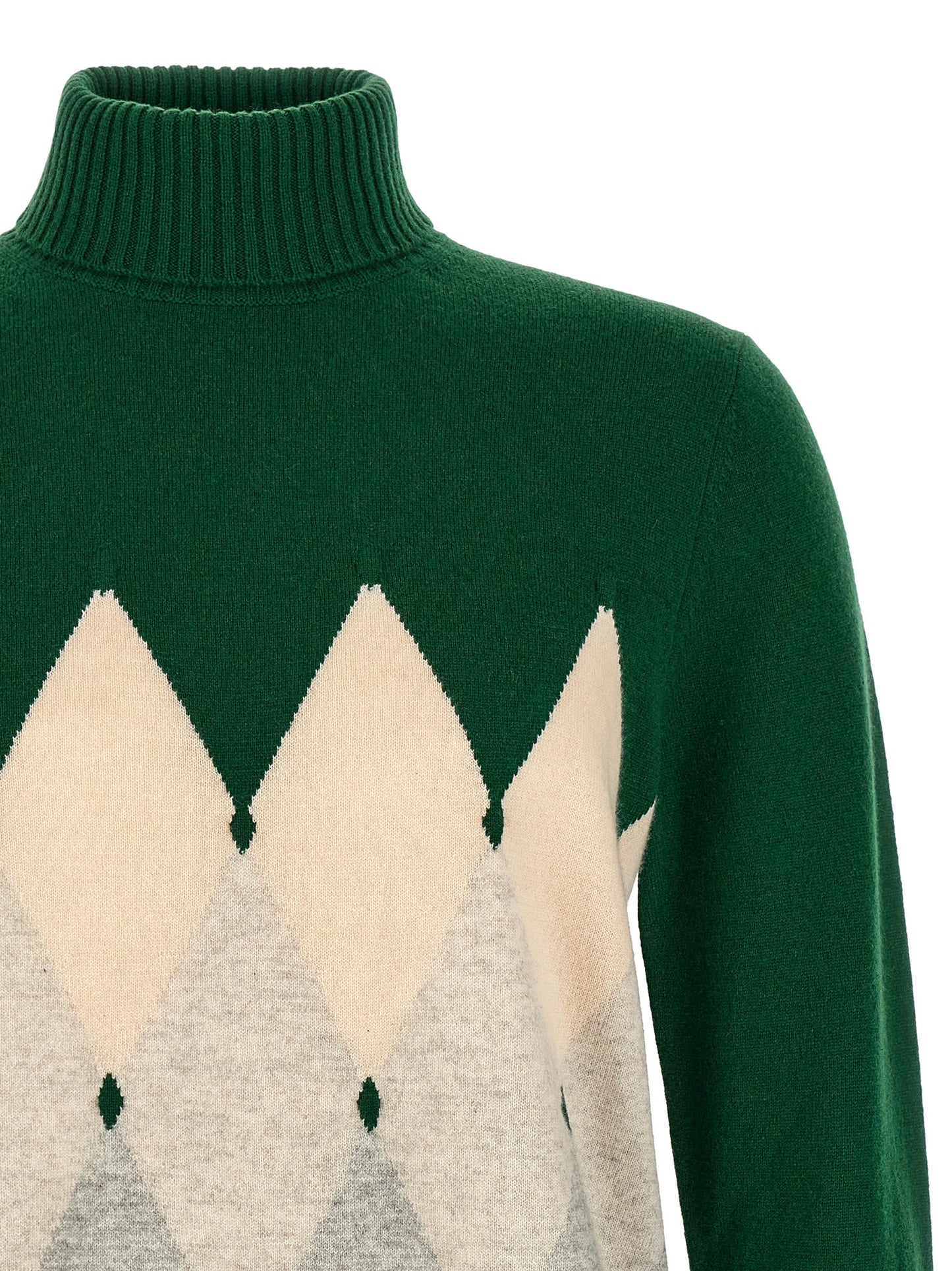 Ballantyne Bicolor Cashmere Cardigan