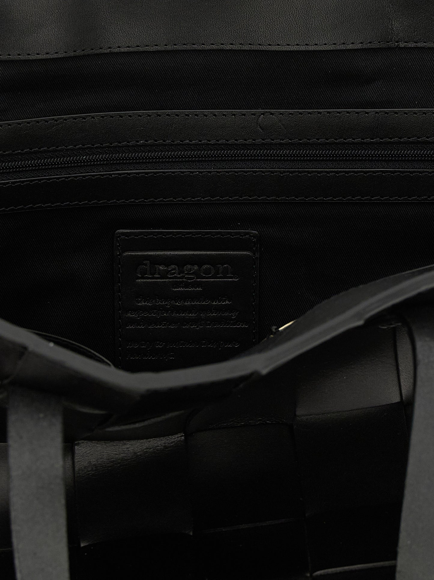 Dragon Diffusion Black Calfskin Handbag