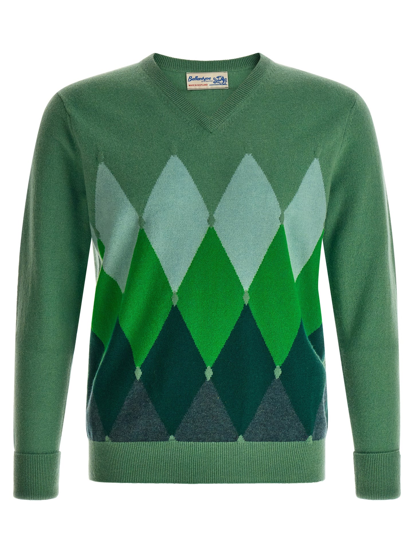 Ballantyne Bicolor Cashmere Cardigan