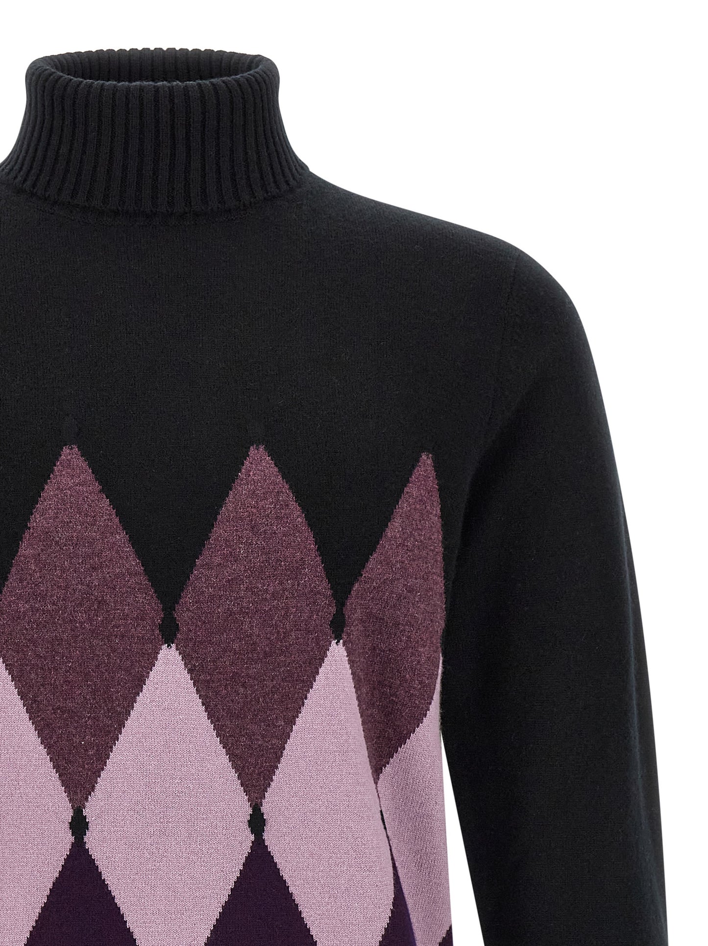 Ballantyne Black Cashmere Cardigan
