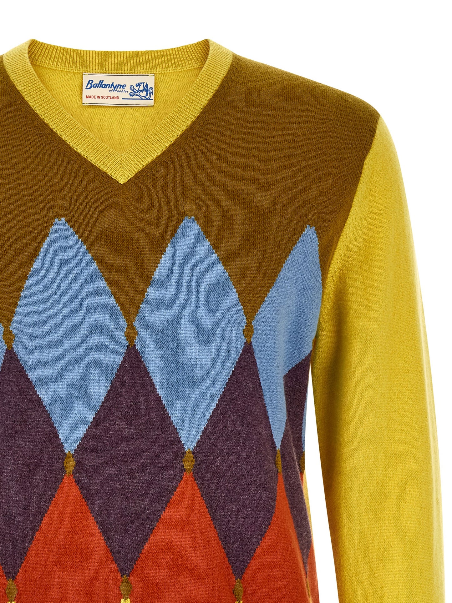 Ballantyne Multicolor Cashmere Cardigan