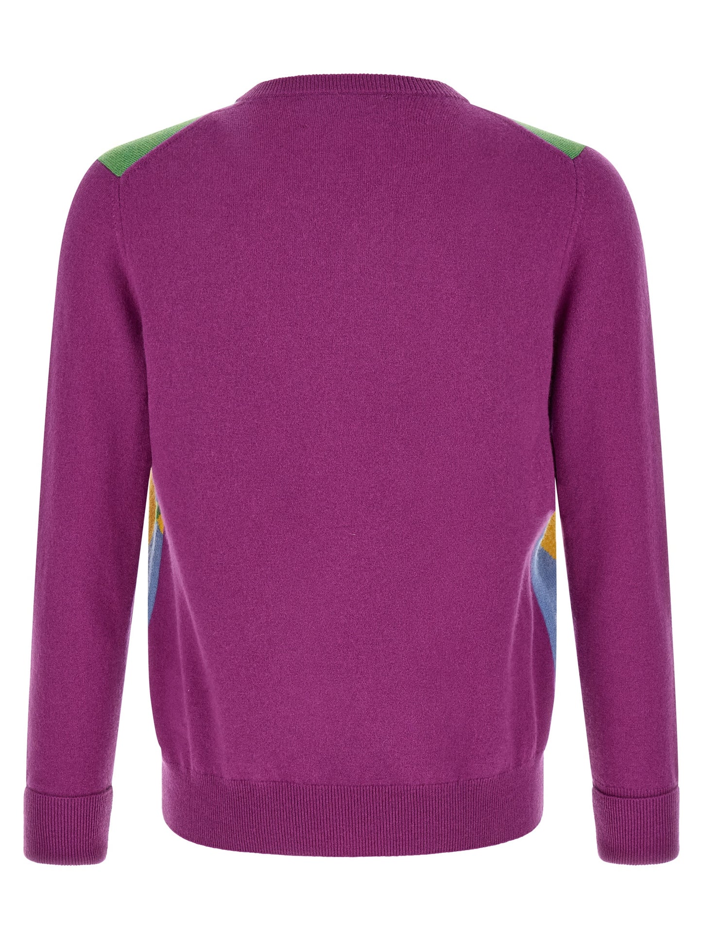 Ballantyne Purple Cashmere Cardigan