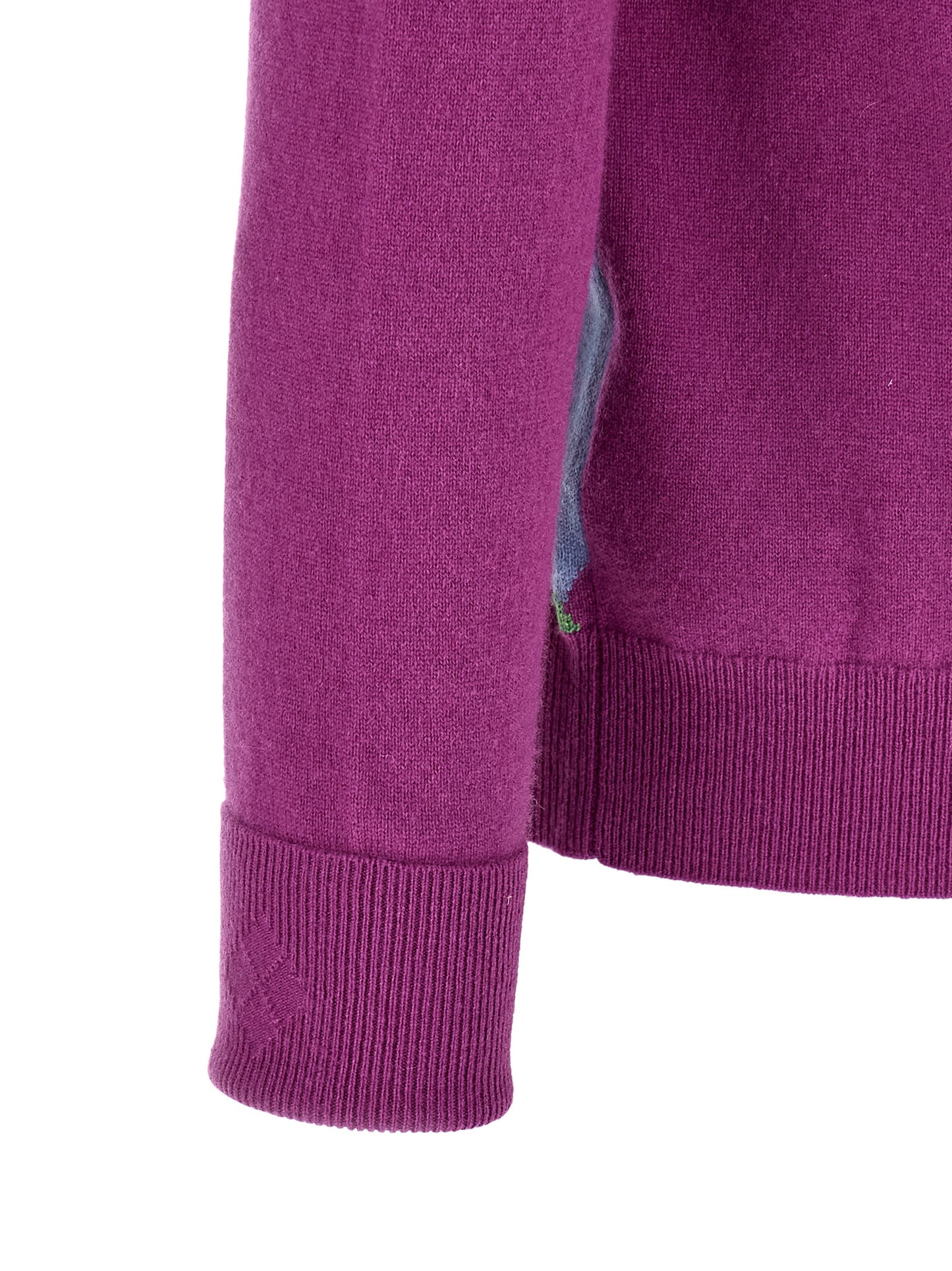 Ballantyne Purple Cashmere Cardigan