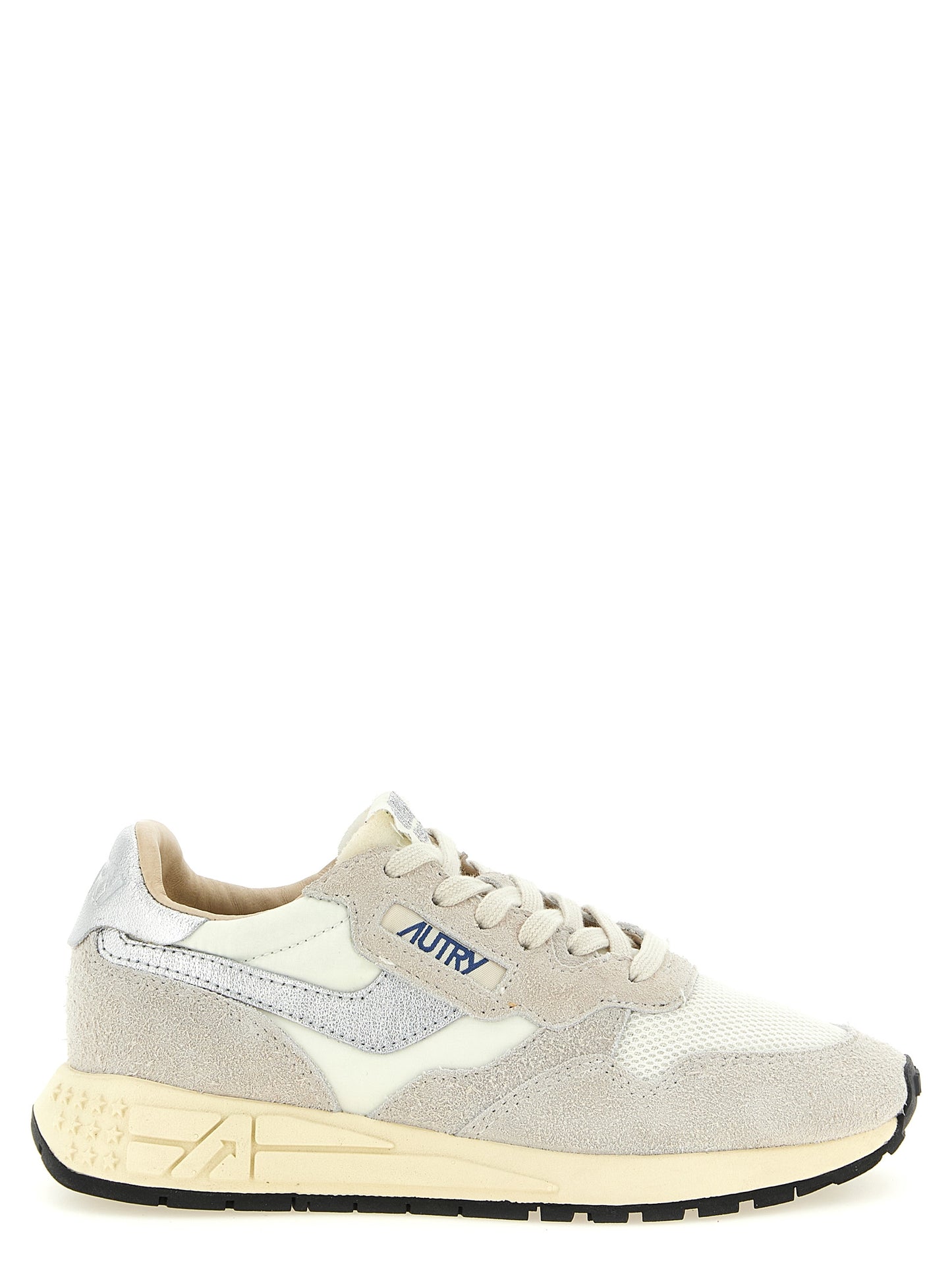 Autry White Cowhide Athletic Sneakers