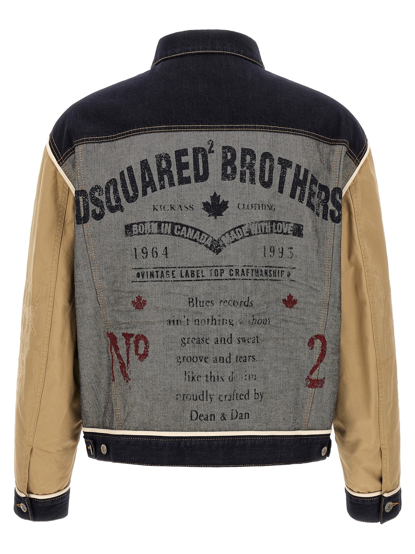 Dsquared² Beige Cotton Denim Jacket