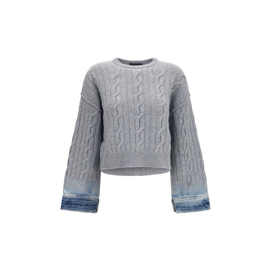 Haikure Gray Wool Oves Aries Sweatshirt