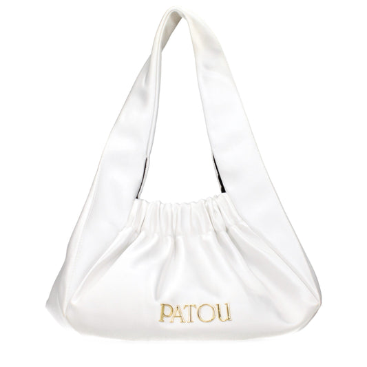 Patou White Fabric Handbag