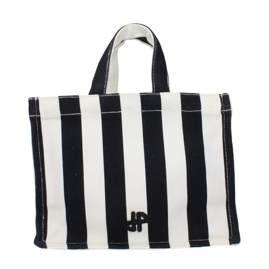 Patou Black Fabric Handbag