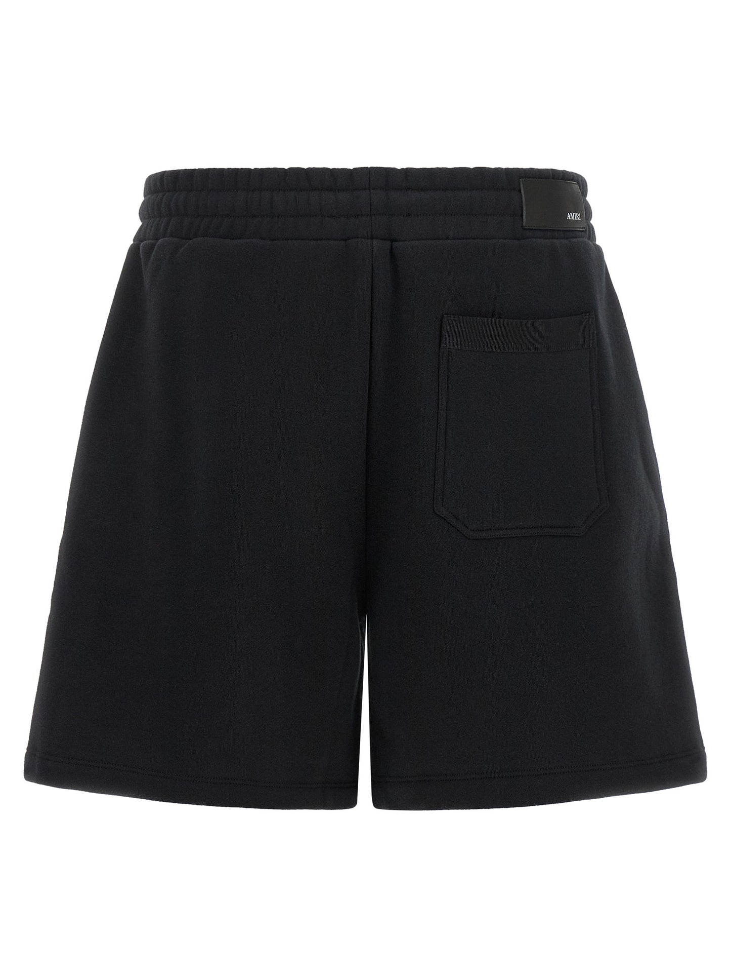 Amiri Black Cotton Bermuda Shorts