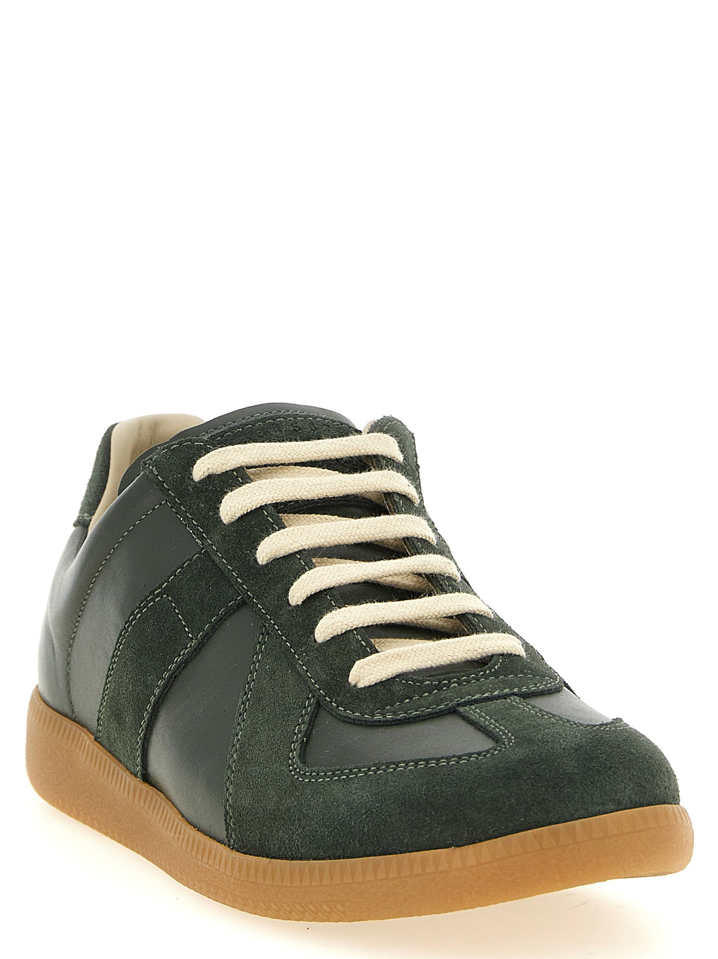Maison Margiela Bicolor Calfskin Low Top Sneakers