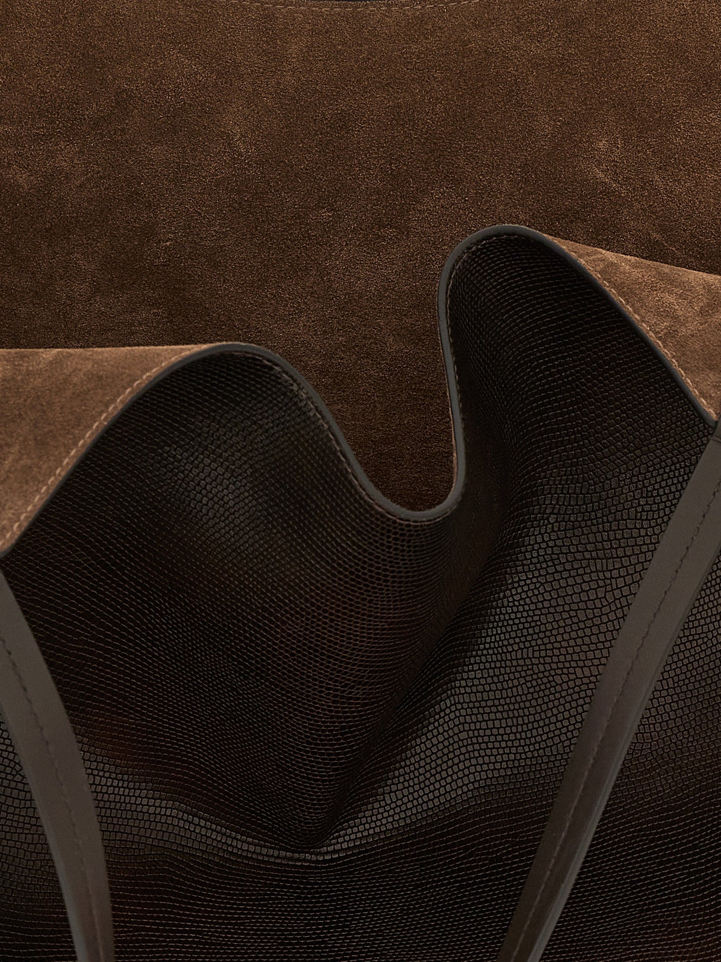 Brunello Cucinelli Brown Calfskin Tote Bag