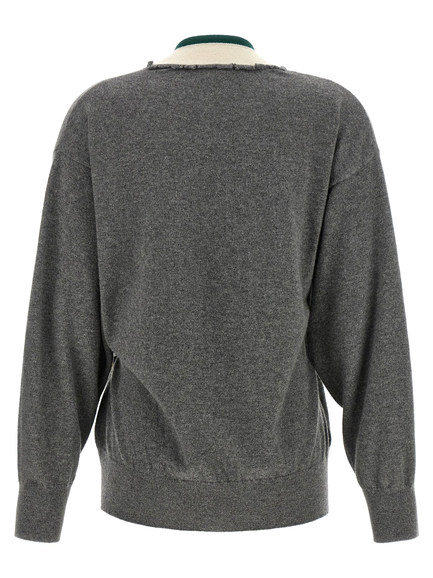 Dries Van Noten Gray Cashmere Cardigan