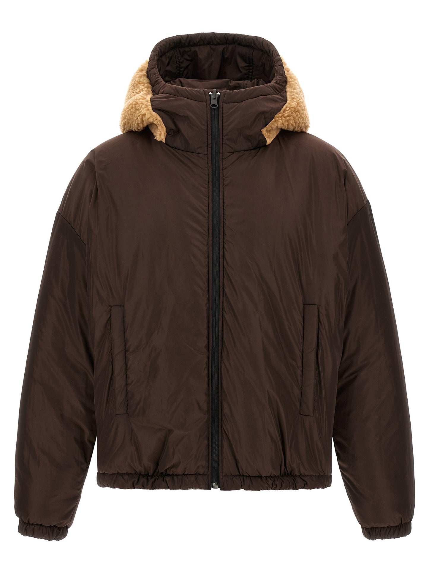 Dsquared² Brown Polyester Bomber
